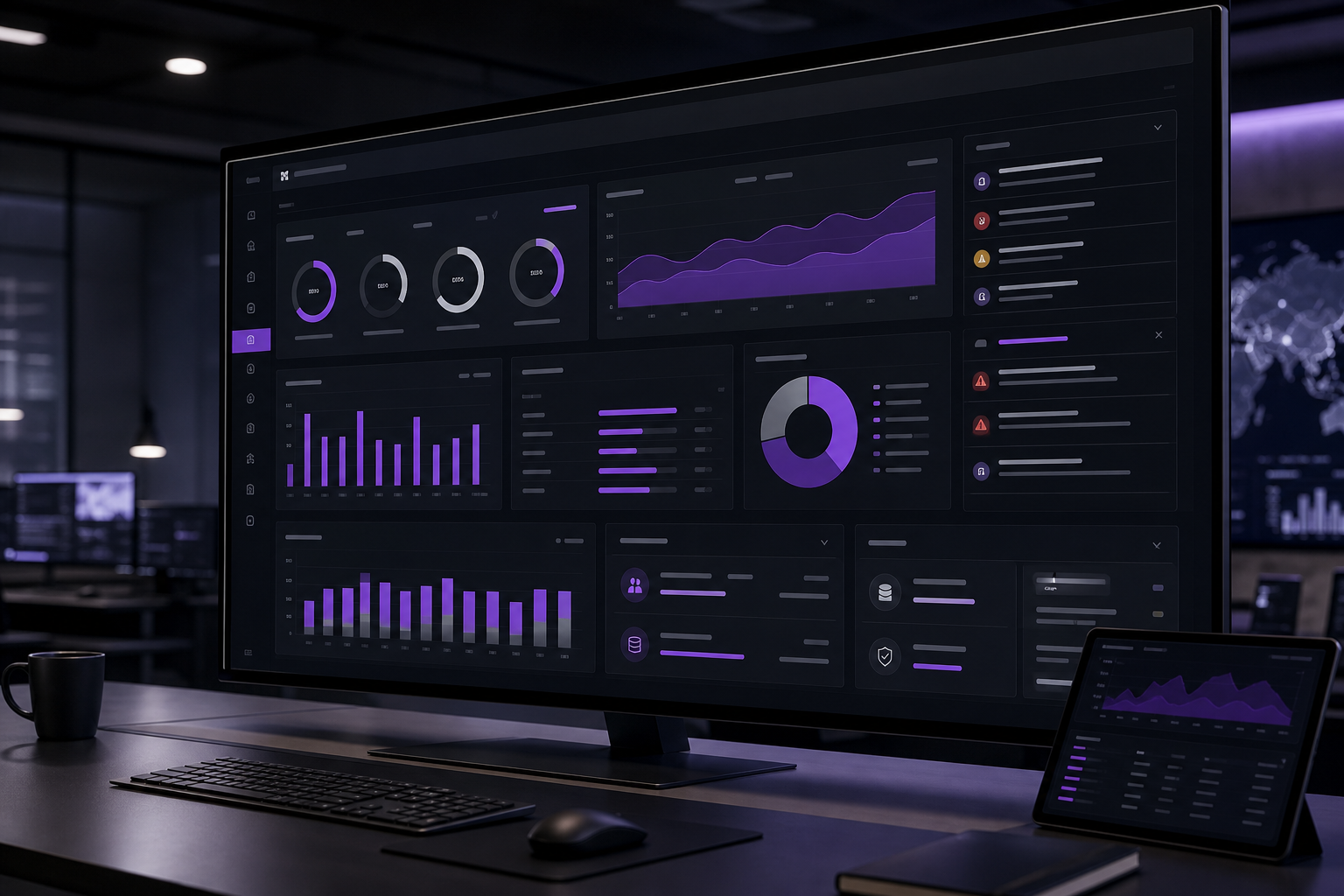 AI usage monitoring dashboard with token spend and budget controls